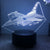 Lampe de chevet 3D LED Avion Bateau Fusée - lampechevetdesign.com