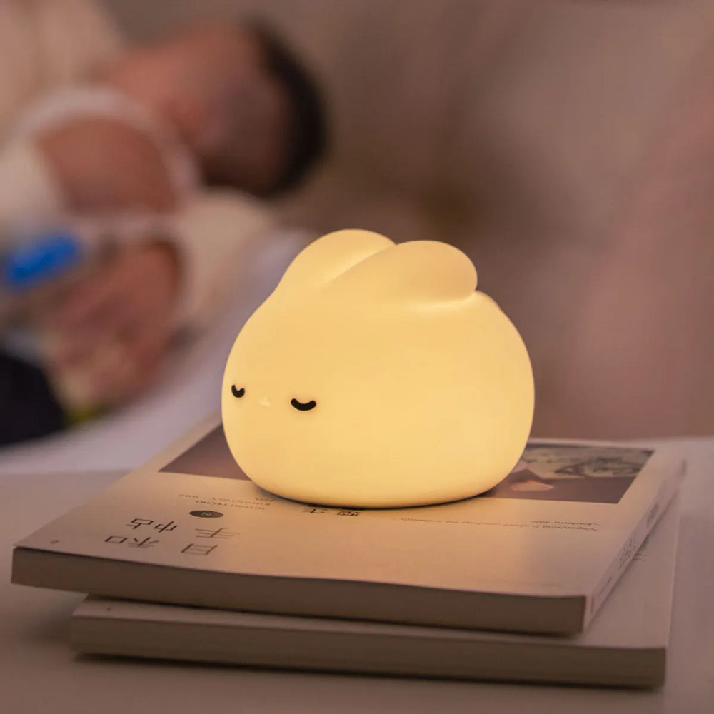 Lampe De Chevet Lapin Silicone Pour Chambre Enfant - lampechevetdesign.com