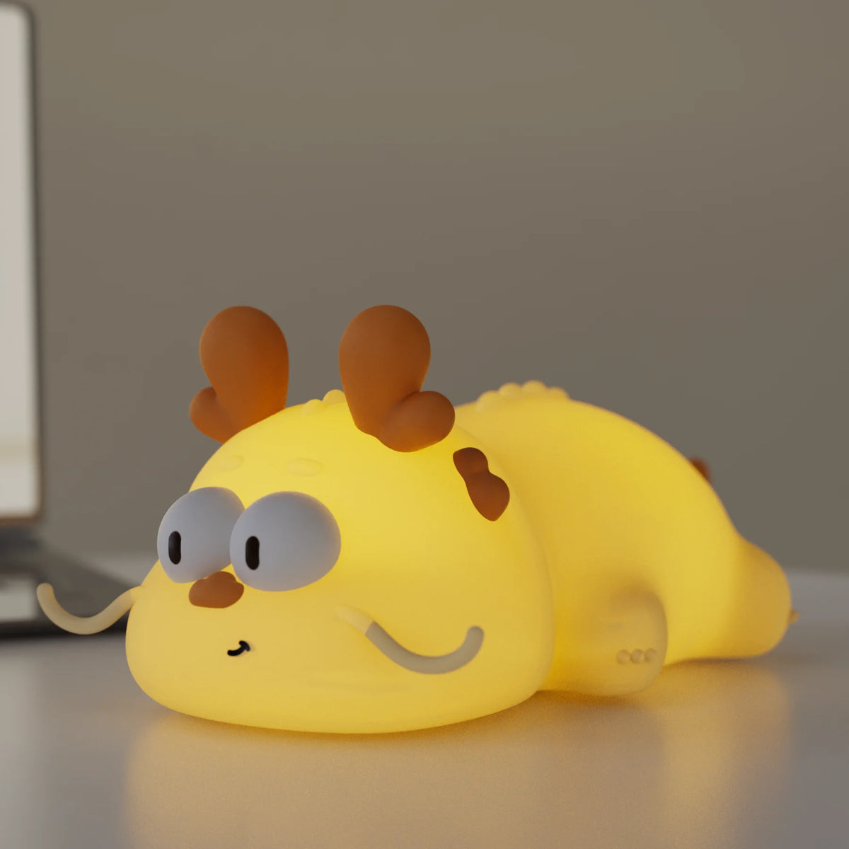 Lampe de Chevet Dragon Chinois Tactile en Silicone pour Enfants - lampechevetdesign.com