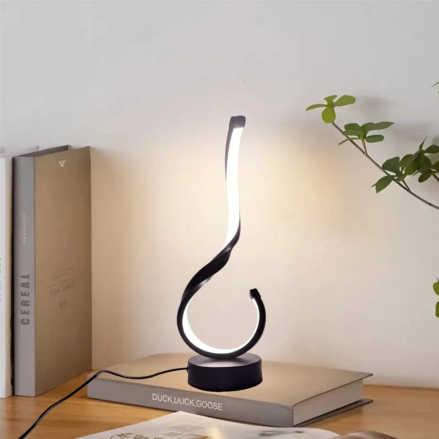 Lampe de Chevet Design Ondulé - lampechevetdesign.com