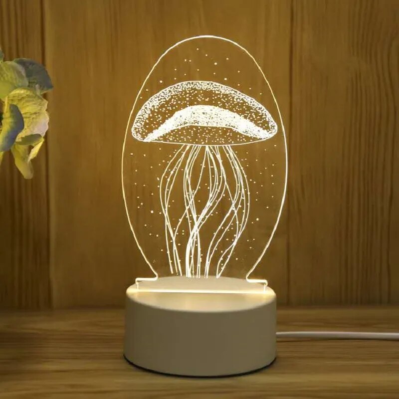 Lampe de chevet 3D Festive - lampechevetdesign.com