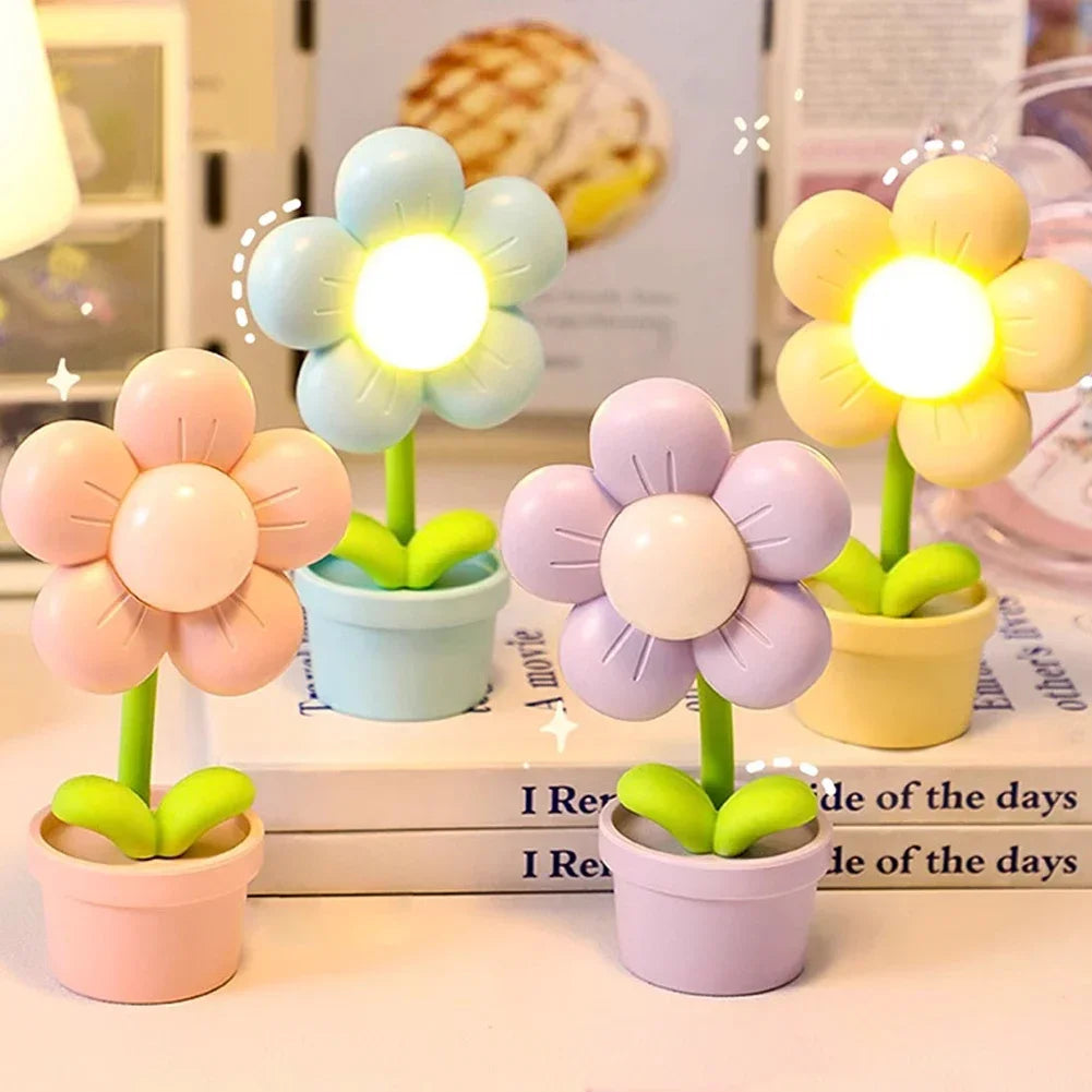 Lampe de Chevet Fleurs LED Mini - lampechevetdesign.com