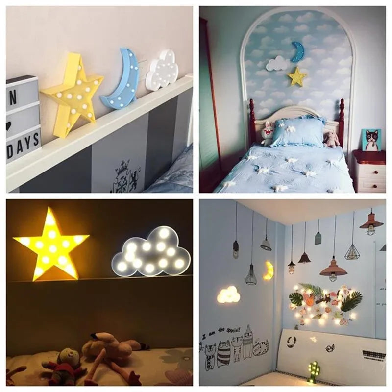 Lampe de chevet LED 3D Fantastique pour Enfants - lampechevetdesign.com