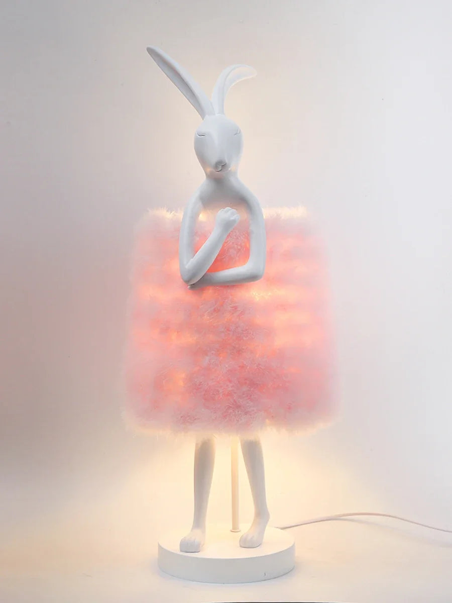 Lampe de Chevet Plume en Forme de Lapin - lampechevetdesign.com
