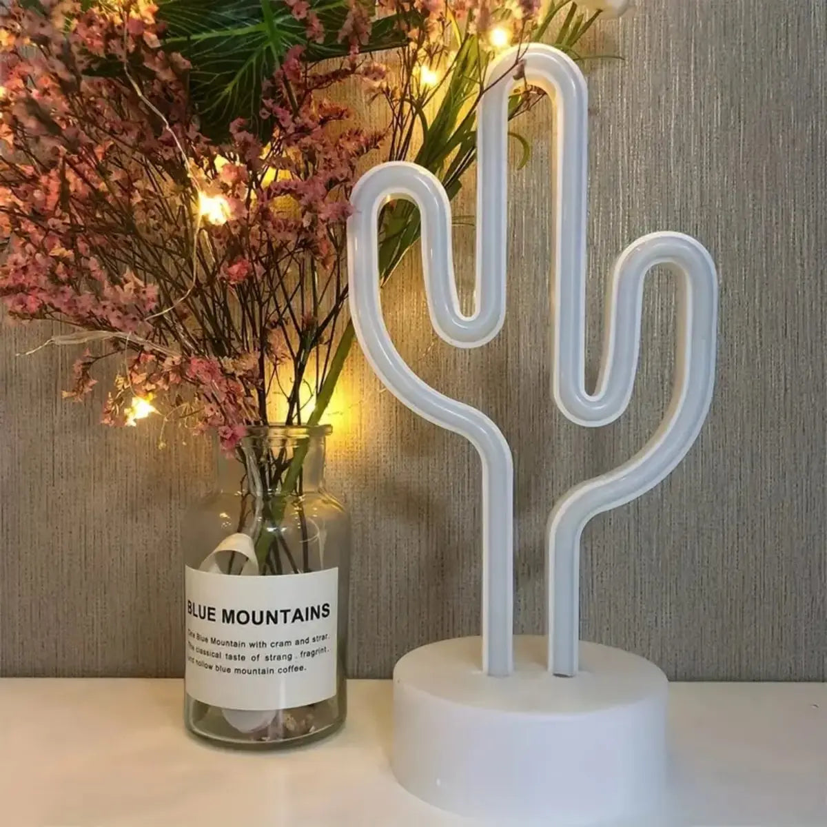 Lampe de Chevet Cactus Néon - lampechevetdesign.com