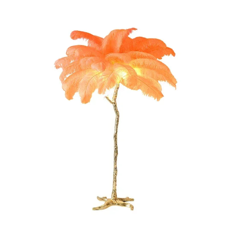 Lampe de Chevet à Plume sur Pied - lampechevetdesign.com
