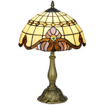 Lampe de Chevet Baroque Verre Coloré Fait Main - lampechevetdesign.com