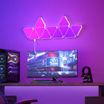 Lampe de chevet Murale LED Triangulaire RGB - lampechevetdesign.com