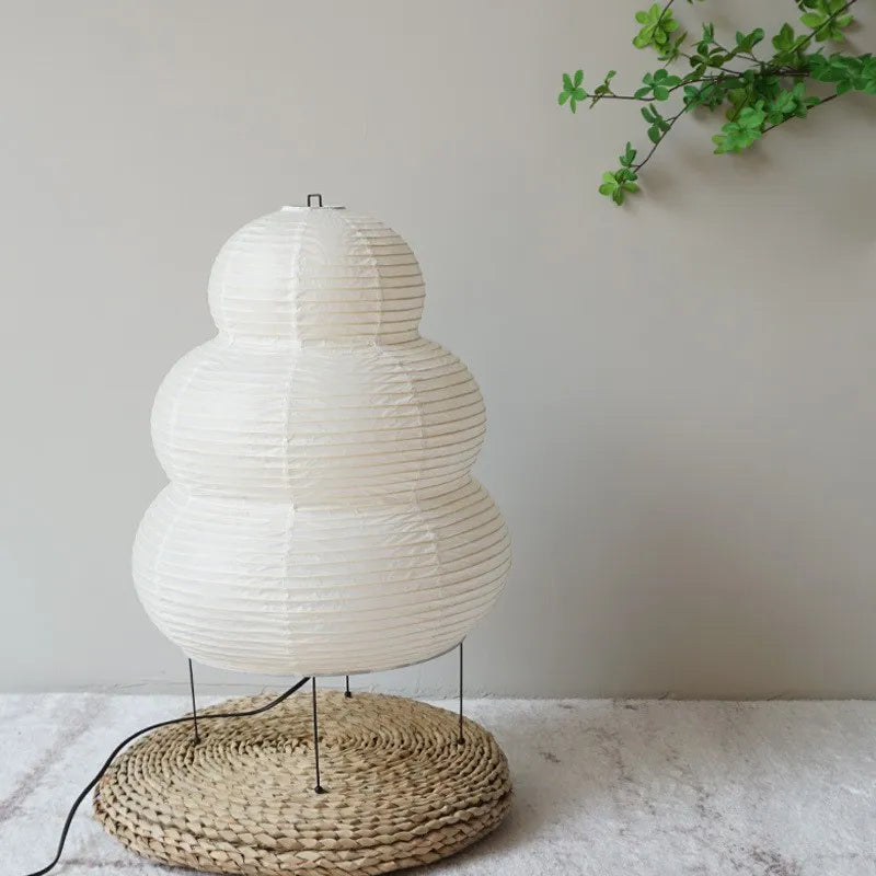 Lampe de chevet Japonaise en Papier Design - lampechevetdesign.com
