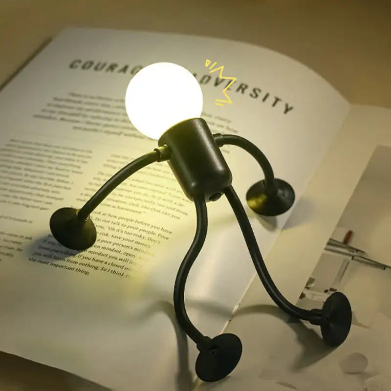 Lampe De Bureau Petit Bonhomme Modifiable - lampechevetdesign.com
