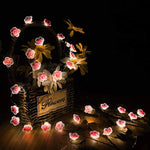 3M 30LEDS Cherry Blossom Fairy String Lights Pink Flower String Lamps Battery Powered For Outdoor Christmas Garland Decoration - lampechevetdesign.com