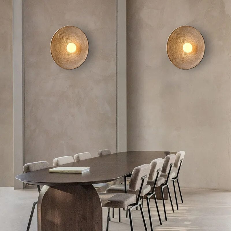Lampe de chevet Murale Vintage Disque - lampechevetdesign.com