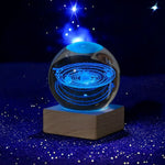 Lampe de chevet Sphère Galaxie - lampechevetdesign.com