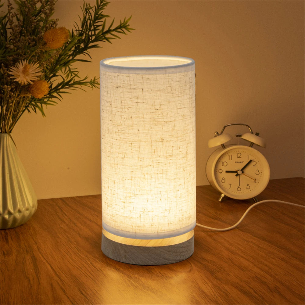 Lampe de Chevet Moderne Bois Massif LED - lampechevetdesign.com
