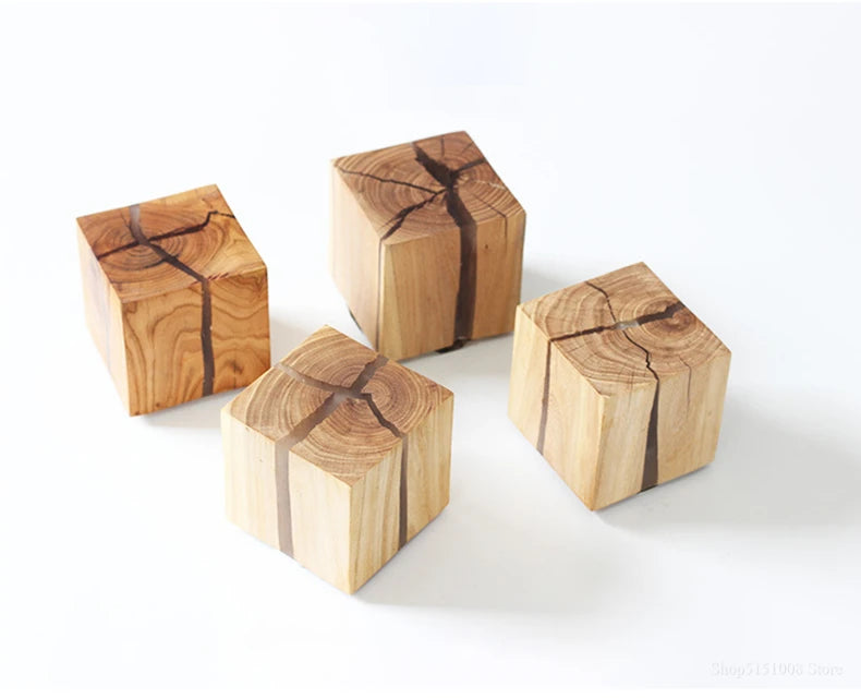 Lampe de chevet Murale Cube en Bois Moderne - lampechevetdesign.com