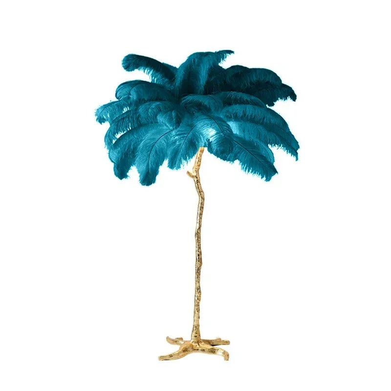 Lampe de Chevet à Plume sur Pied - lampechevetdesign.com