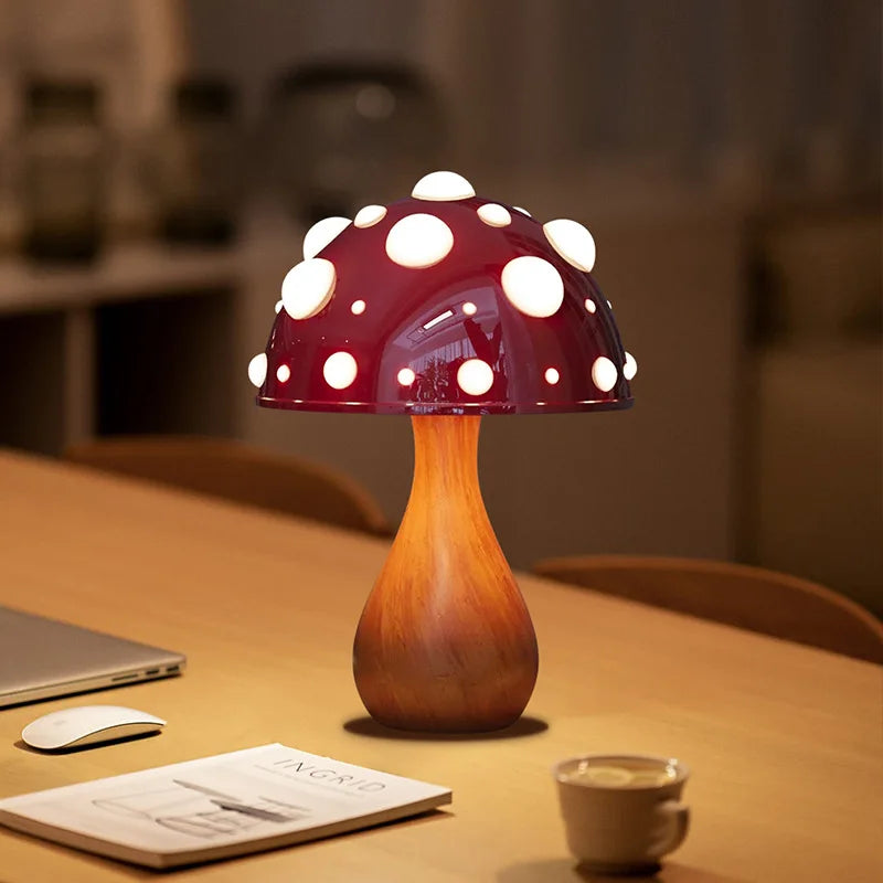 Lampe de chevet Champignon LED Originale - lampechevetdesign.com