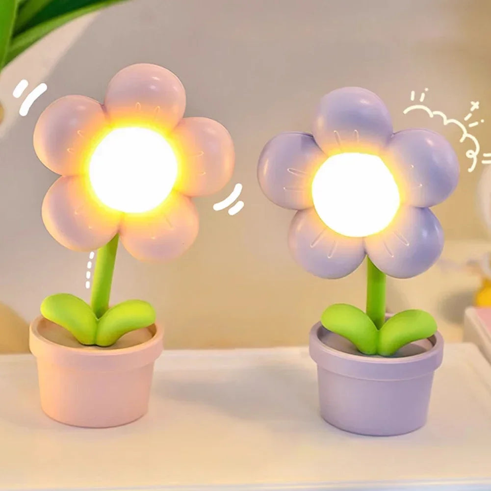 Lampe de Chevet Fleurs LED Mini - lampechevetdesign.com