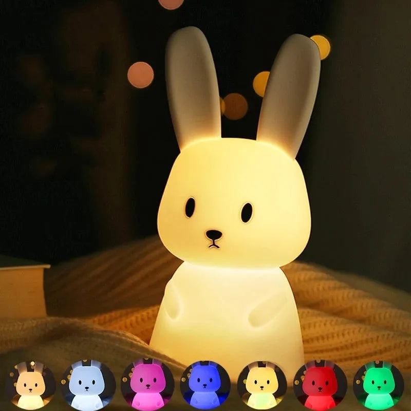Lampe de chevet LED Lapin - lampechevetdesign.com