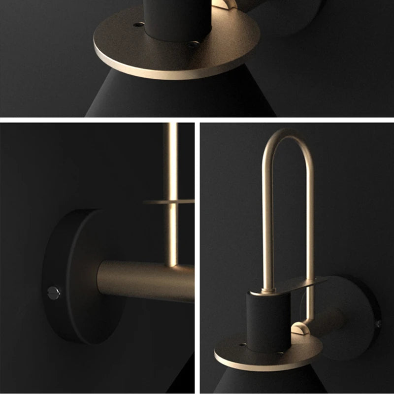 Lampe de chevet Murale Industrielle en Métal - lampechevetdesign.com