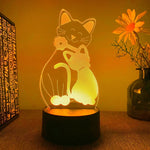 Lampe de chevet 3D Tactile Animaux - lampechevetdesign.com