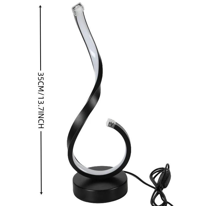 Lampe de Chevet Design Ondulé - lampechevetdesign.com