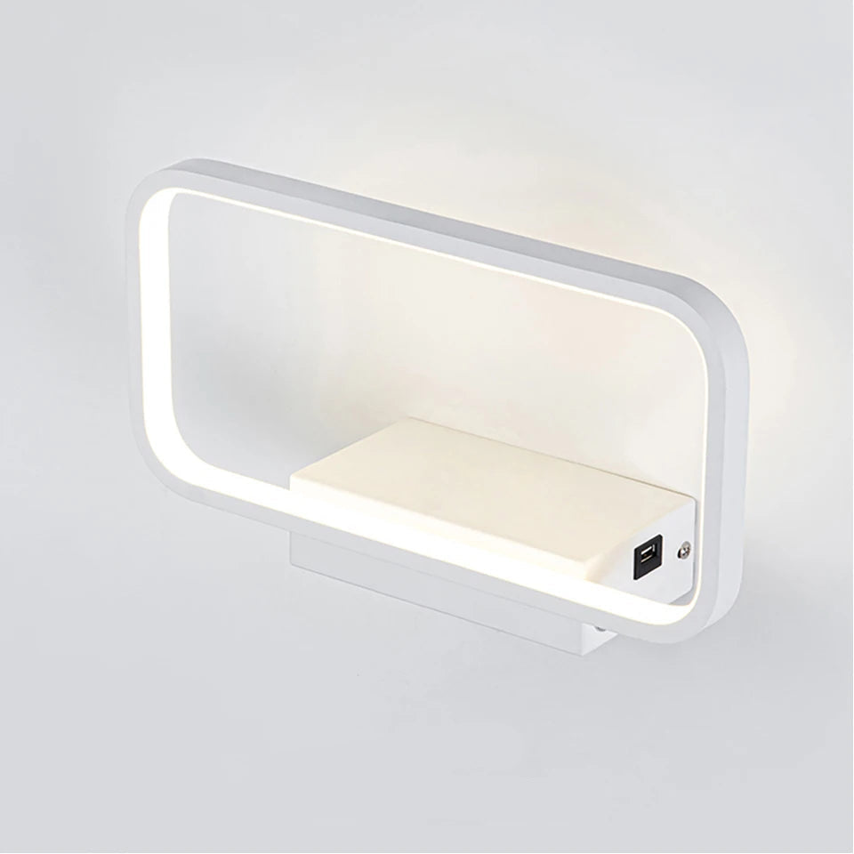 Lampe de chevet Murale Moderne Tactile avec Chargeur de Téléphone - lampechevetdesign.com