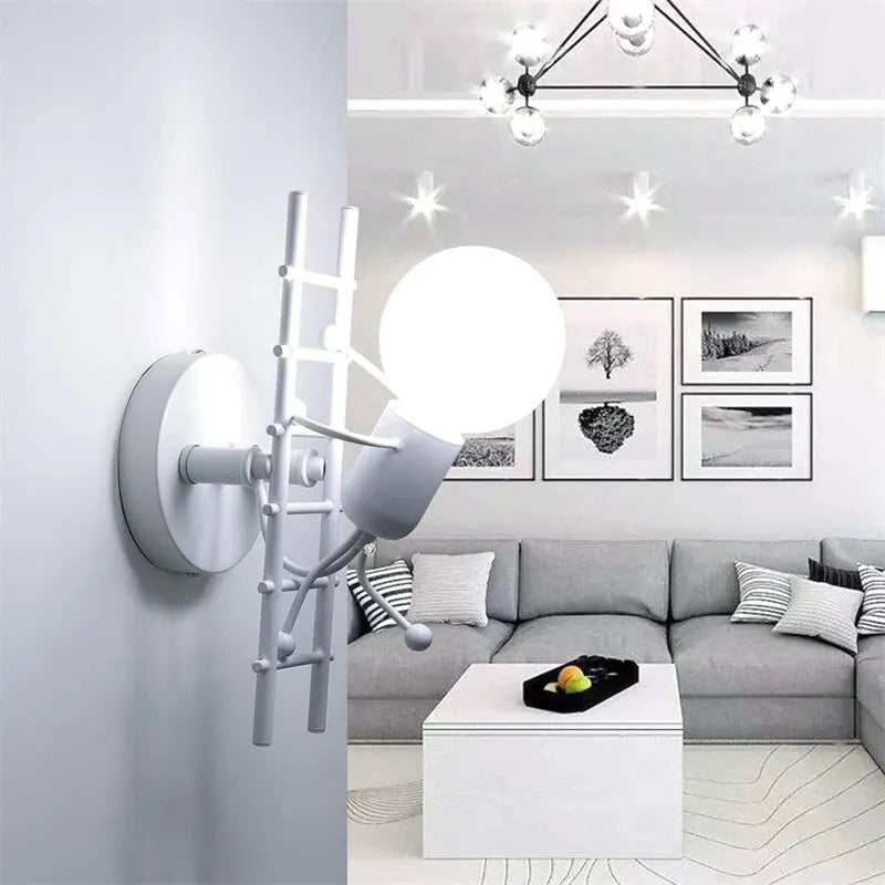 Lampe de chevet Murale Moderne Humanoïde - lampechevetdesign.com