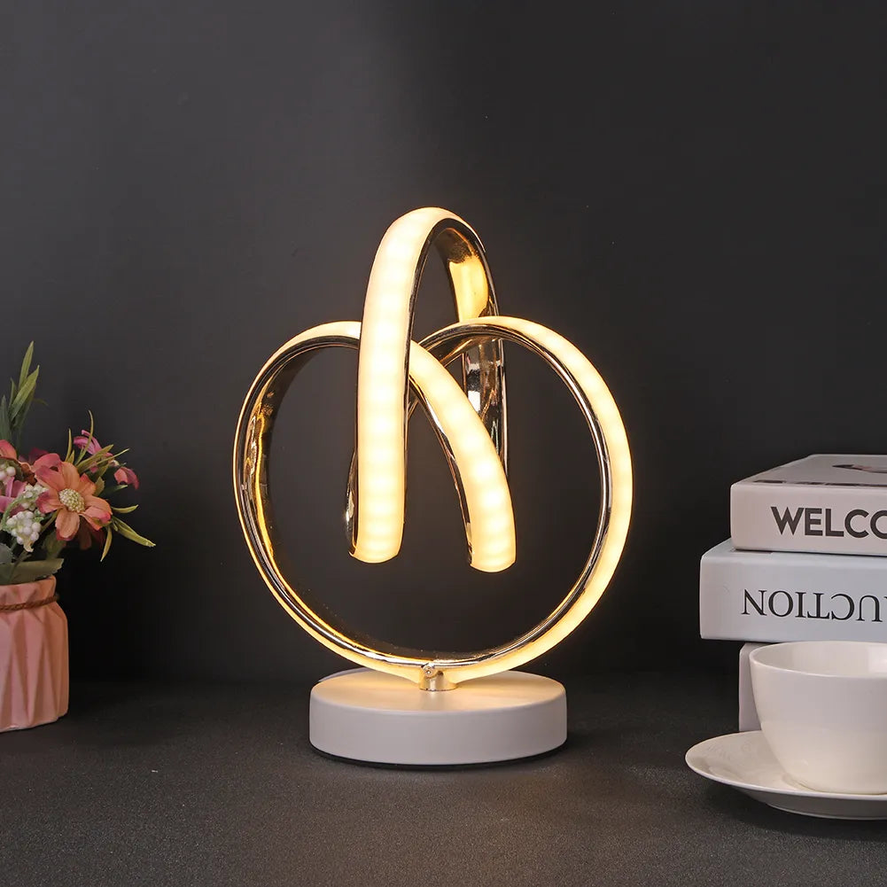 Lampe de chevet Spirale Luxe - lampechevetdesign.com