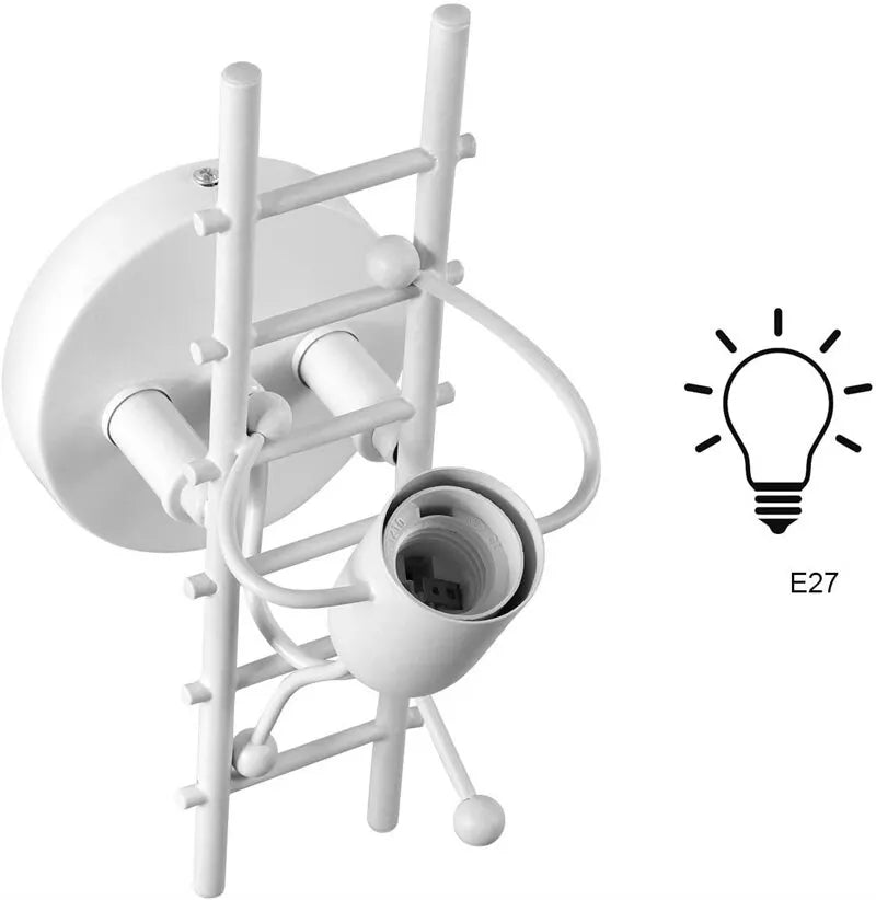 Lampe de chevet Murale Moderne Humanoïde - lampechevetdesign.com