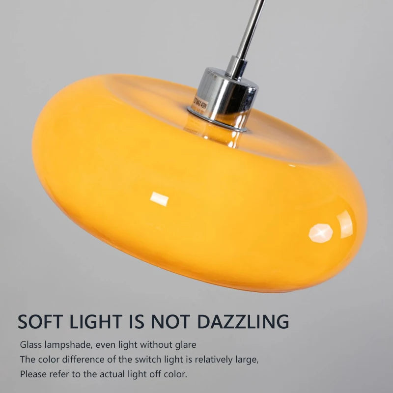 Lampe Suspendue de Chevet Nordique en Verre - lampechevetdesign.com