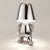 Lampe de chevet Tactile Rechargeable Or & Argent - lampechevetdesign.com