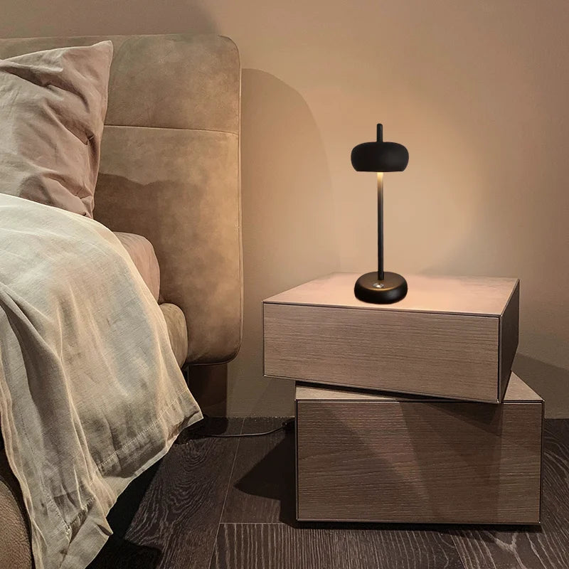 Lampe de chevet Champignon Sans Fil Design - lampechevetdesign.com