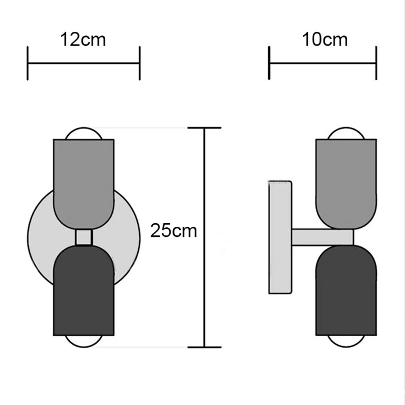Lampe de chevet Murale Rétro à Double Tête - lampechevetdesign.com