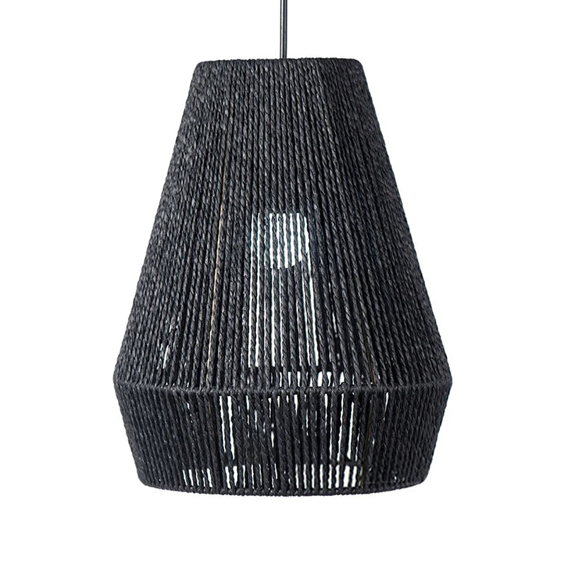Abat-jour pour Lampe de Chevet Suspendu en Rotin - lampechevetdesign.com