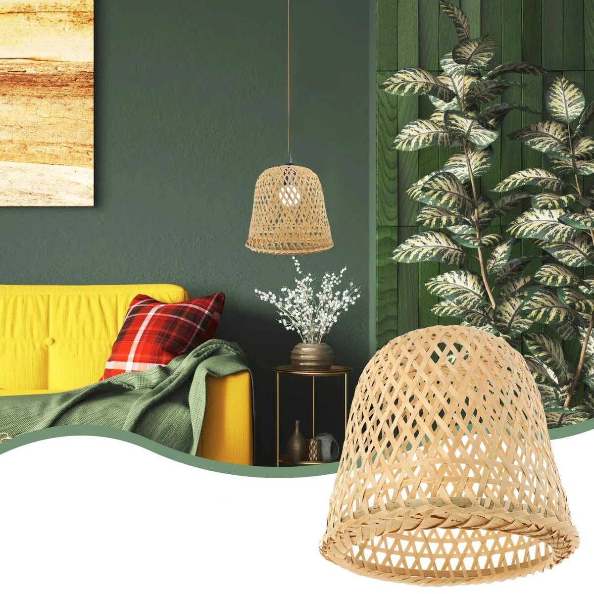 Abat-jour Vintage en Bambou pour Lampe de Chevet - lampechevetdesign.com
