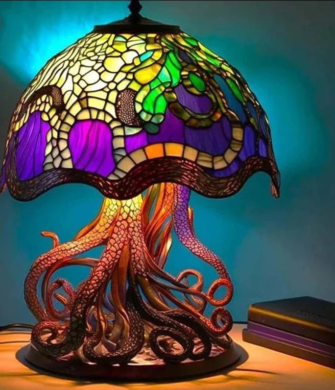 Lampe de chevet Champignon Fleuri - lampechevetdesign.com