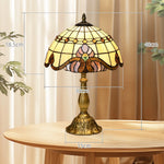Lampe de Chevet Baroque Verre Coloré Fait Main - lampechevetdesign.com