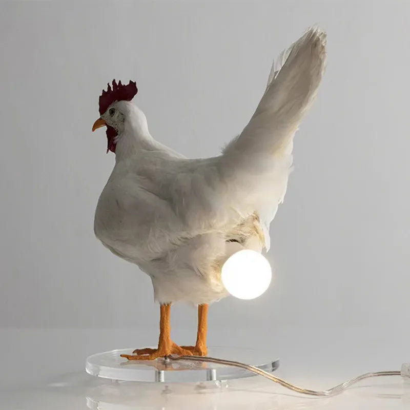 Decorative Night Lights Simulated Animal Funny Easter Home Decor Party Carnival Chicken Lamp Chick Night Light Ornaments - lampechevetdesign.com