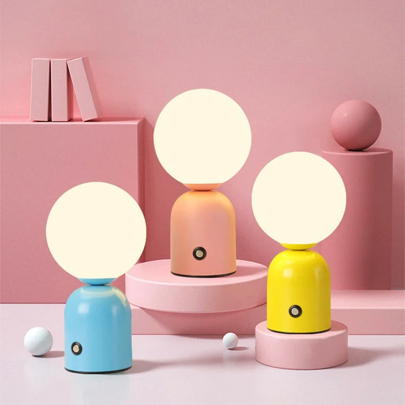 Lampe de Chevet Nordique Tactile Rechargeable - lampechevetdesign.com