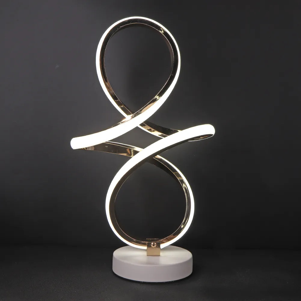 Lampe de chevet Spirale Luxe - lampechevetdesign.com