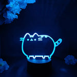 Lampe de chevet Néon Tactile Chat Mignon - lampechevetdesign.com
