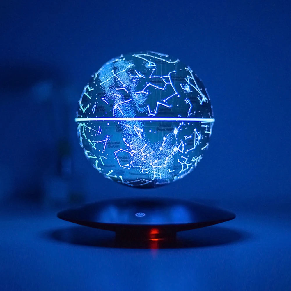 Lampe de chevet Globe Terrestre Magnétique en Lévitation - lampechevetdesign.com