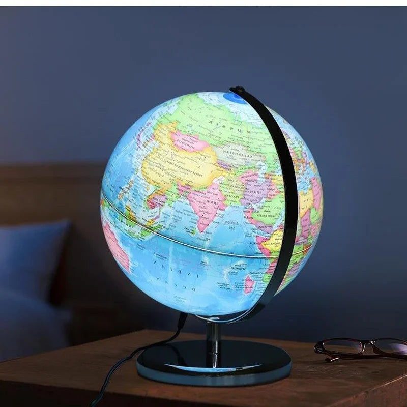 Lampe de Chevet Globe Terrestre LED - lampechevetdesign.com
