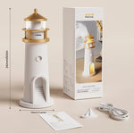 Lampe de Chevet Phare Lune Projection Bluetooth - lampechevetdesign.com