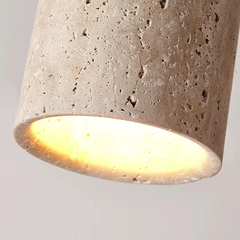 Lampe de Chevet Plafond LED en Pierre Japonaise - lampechevetdesign.com