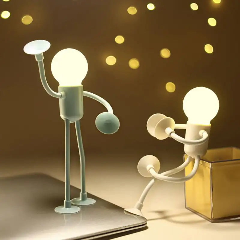 Lampe De Bureau Petit Bonhomme Modifiable - lampechevetdesign.com