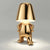 Lampe de chevet Tactile Rechargeable Or & Argent - lampechevetdesign.com