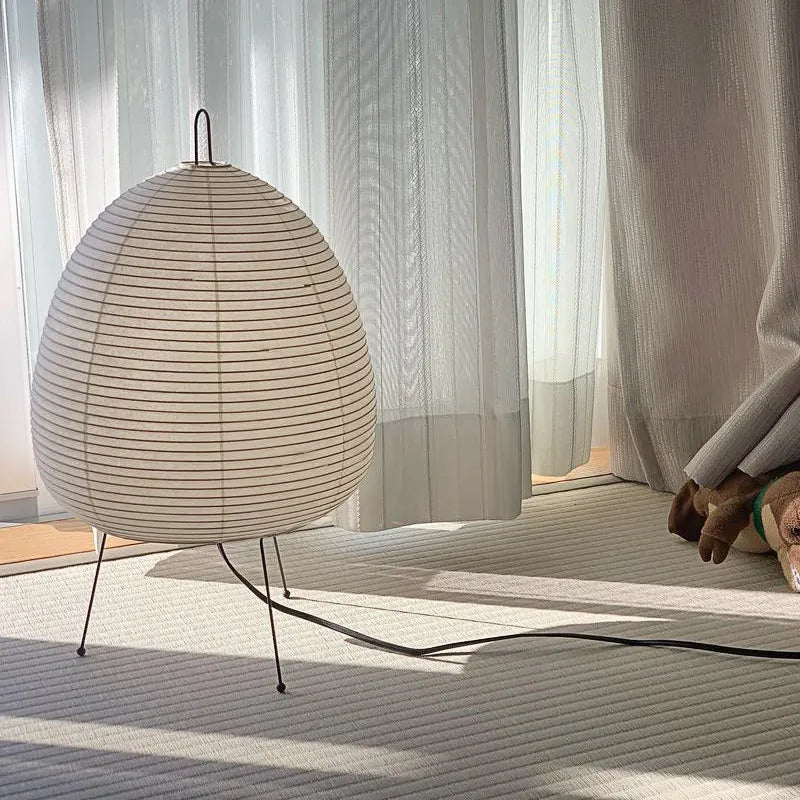 Lampe de chevet Japonaise Akari en Papier - lampechevetdesign.com