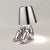 Lampe de chevet Tactile Rechargeable Or & Argent - lampechevetdesign.com